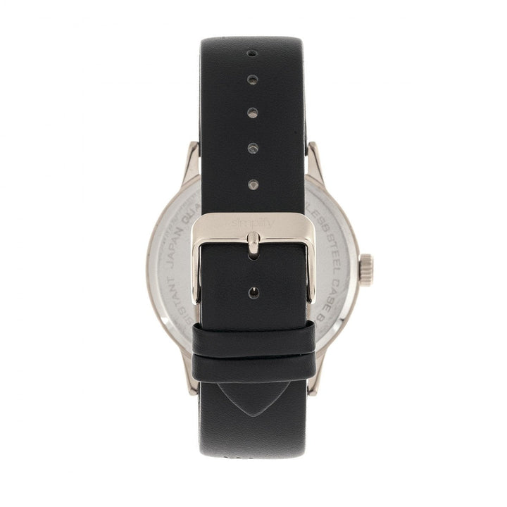 Simplify The 5700 Leather-Band Watch