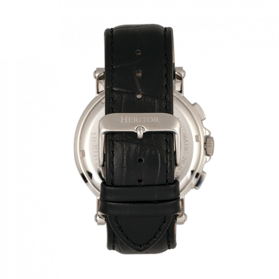 Heritor Automatic Kingsley Leather-Band Watch w/Day/Date
