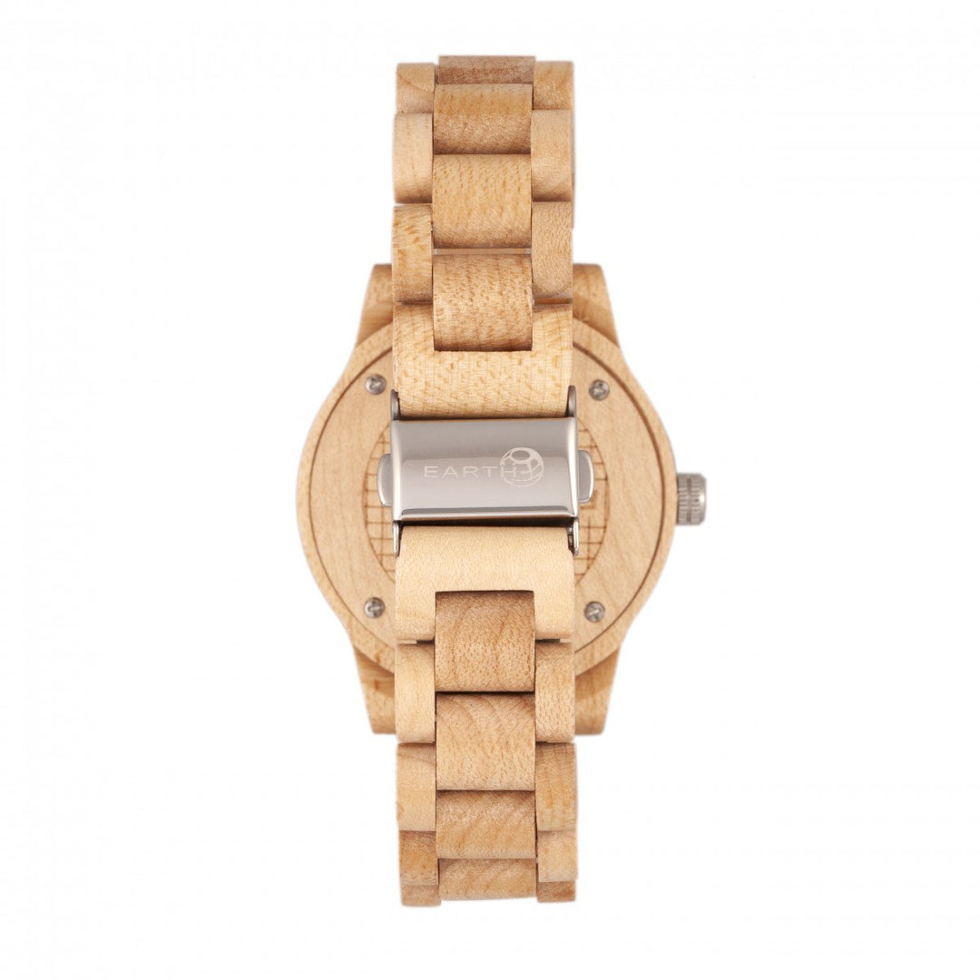 Earth Wood Tuckahoe Marble-Dial Bracelet Watch