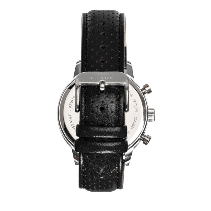 Elevon Torque Genuine Leather-Band Watch w/Date
