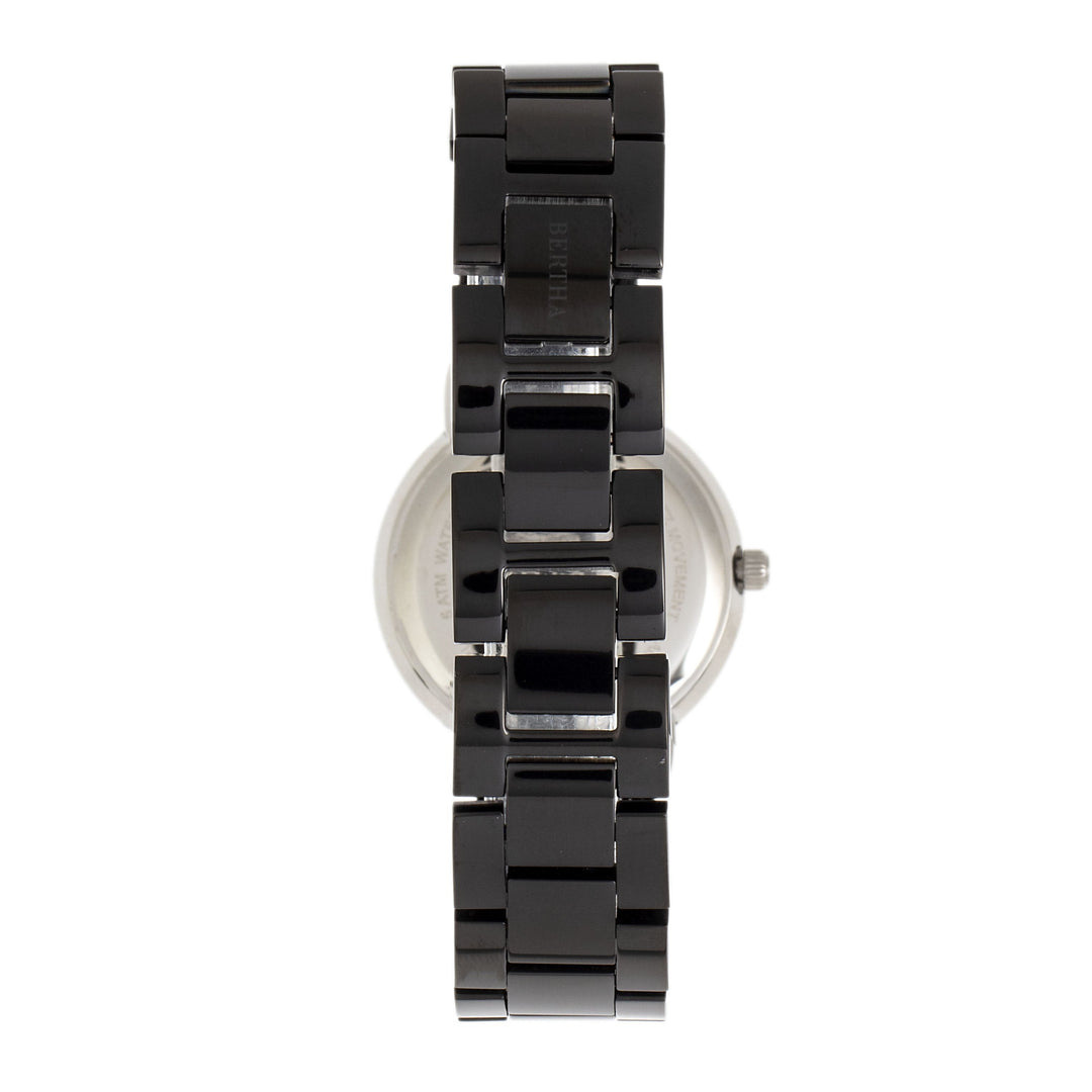 Bertha Dawn Mother-of-Pearl Cable Bracelet Watch