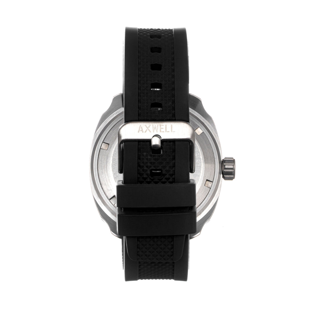 Axwell Mirage Strap Watch w/Date - Black/Silver
