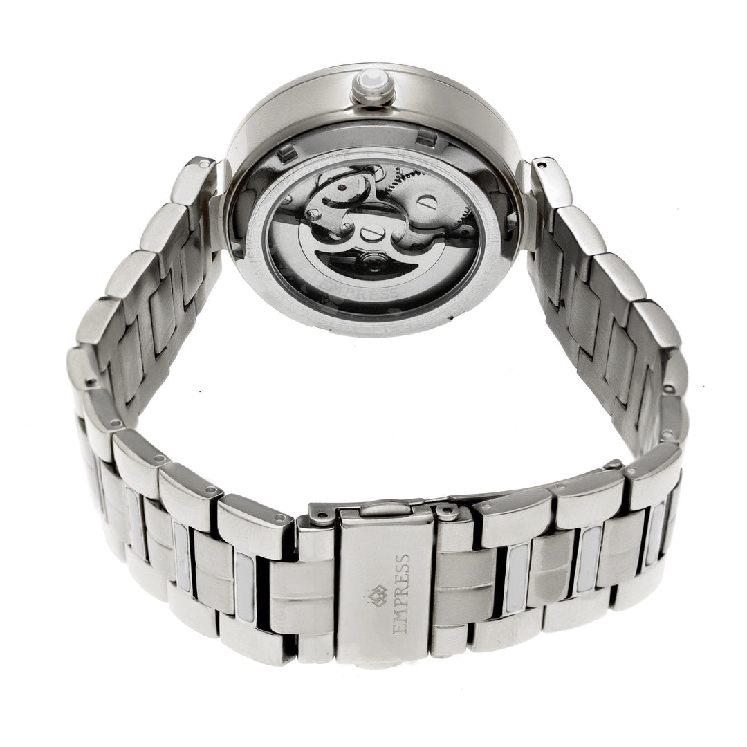 Empress Catherine Automatic Hammered Dial Bracelet Watch