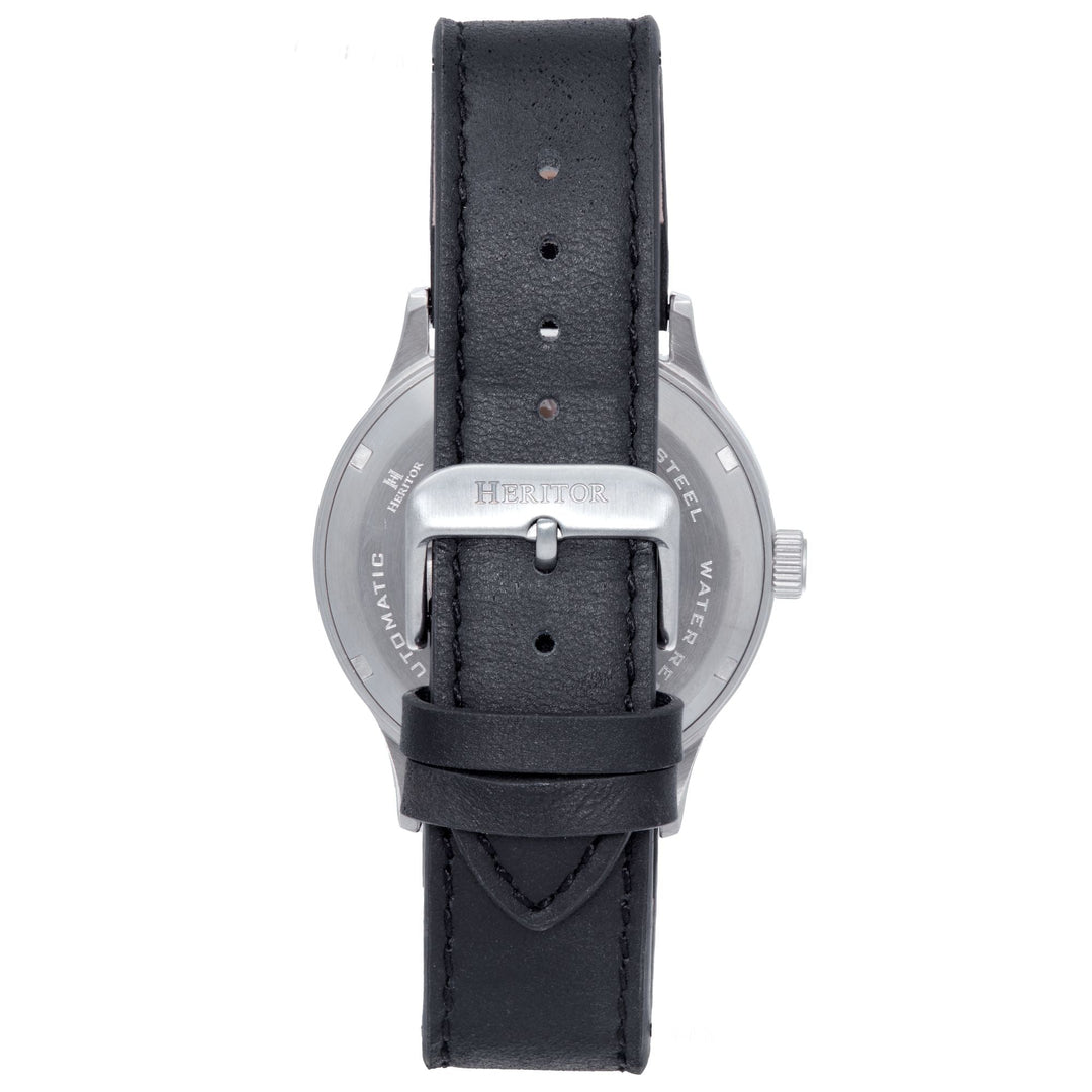 Heritor Automatic Dayne Leather-Band Watch w/Date