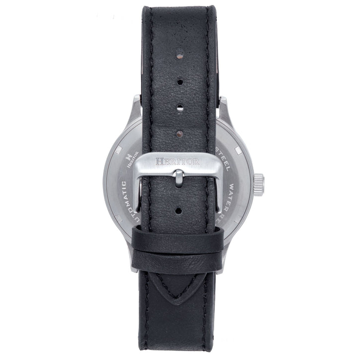 Heritor Automatic Dayne Leather-Band Watch w/Date