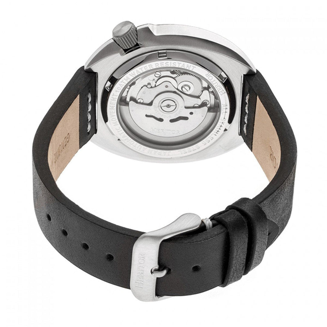 Heritor Automatic Morrison Leather-Band Watch w/Date