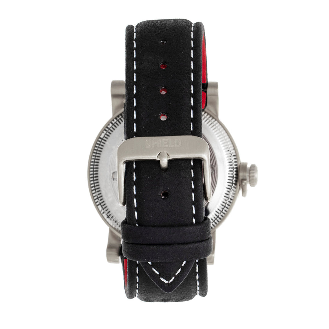 Shield Berge Leather-Band Men's Diver Watch