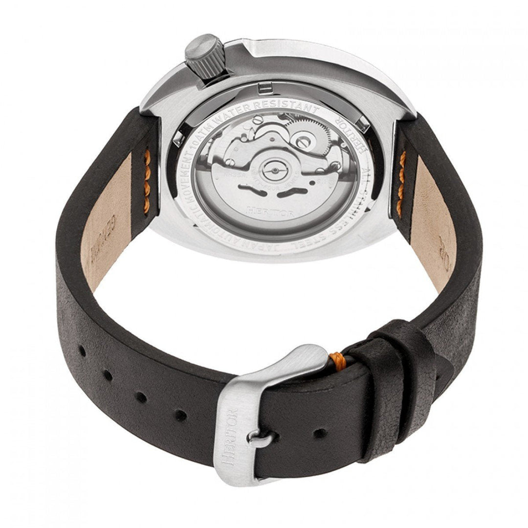 Heritor Automatic Morrison Leather-Band Watch w/Date