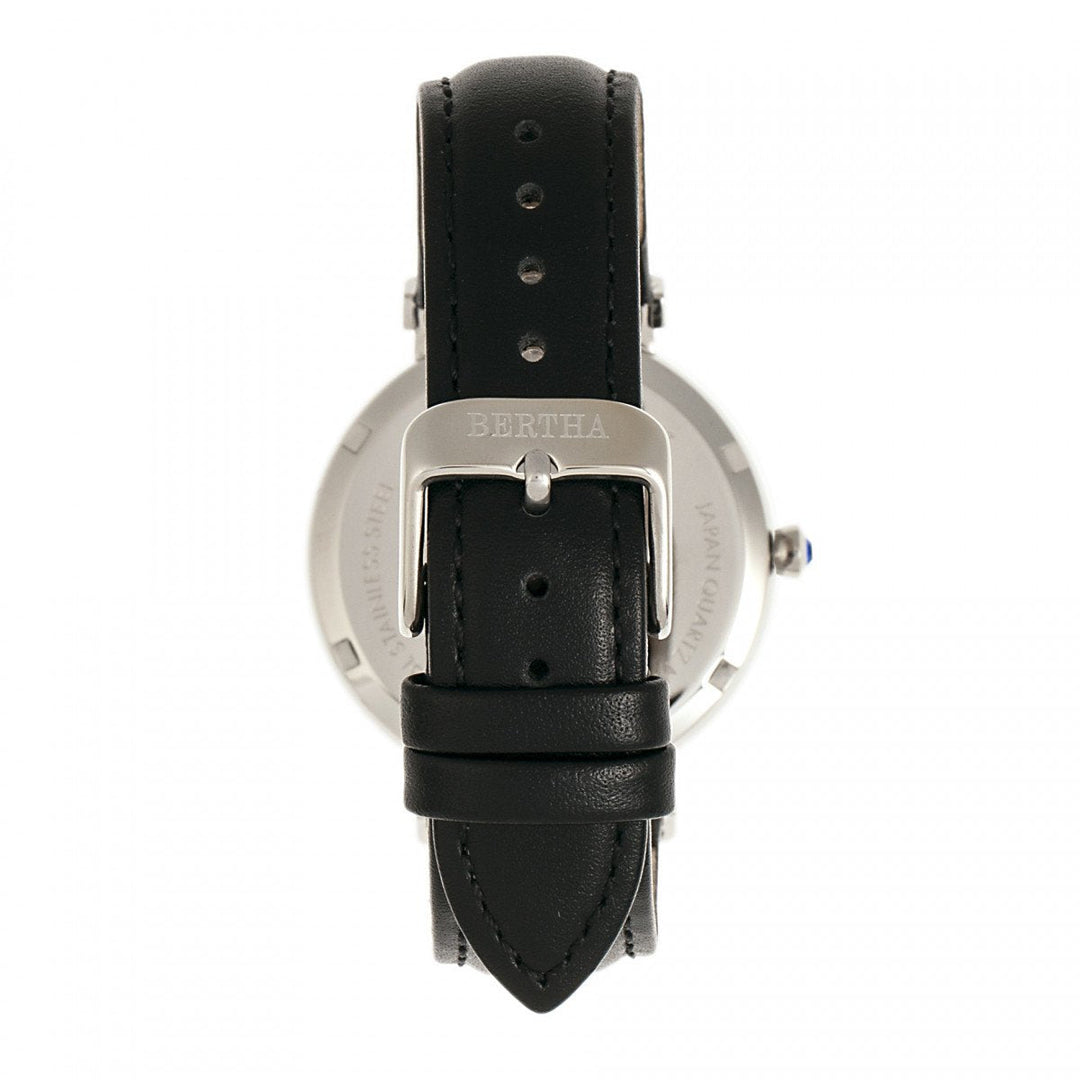 Bertha Allison Leather-Band Watch