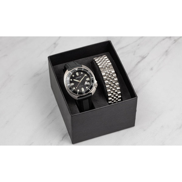 Heritor Automatic Matador Box Set with Interchangable Bands and Date Displa