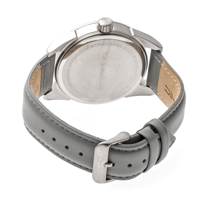 Morphic M63 Series Leather-Band Watch w/Date