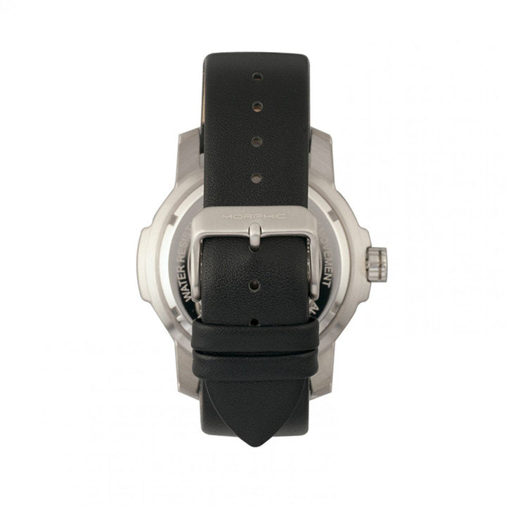 Morphic M54 Series Leather-Band Chronograph Watch
