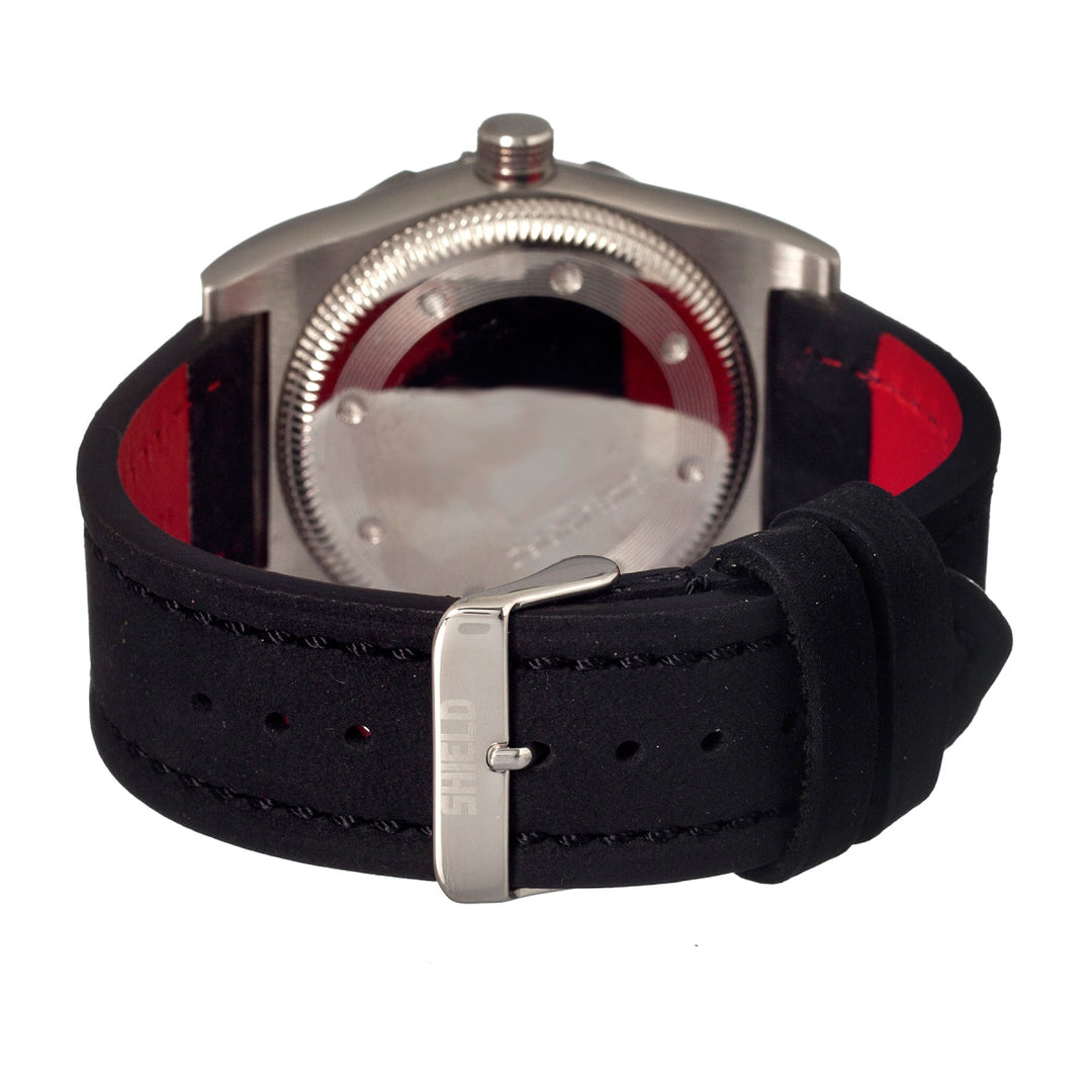 Shield Jarrod Leather-Band Swiss Men's Diver Watch