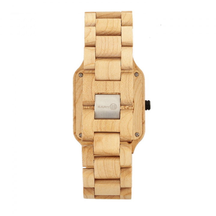 Earth Wood Arapaho Bracelet Watch w/Date - Khaki/Tan