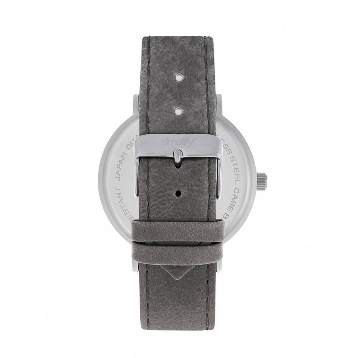 Simplify The 2900 Leather-Band Watch