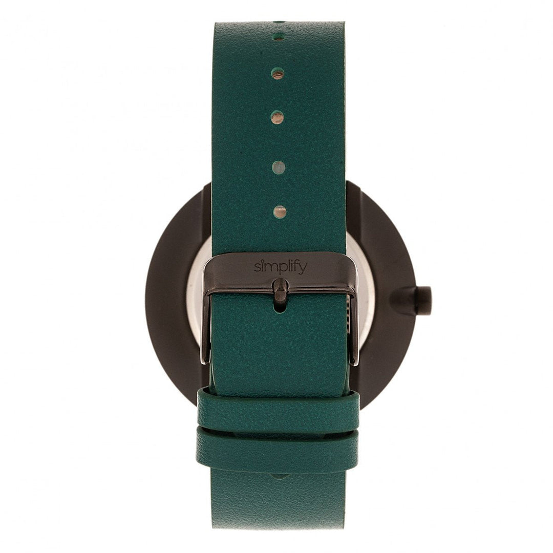 Simplify The 3000 Leather-Band Watch