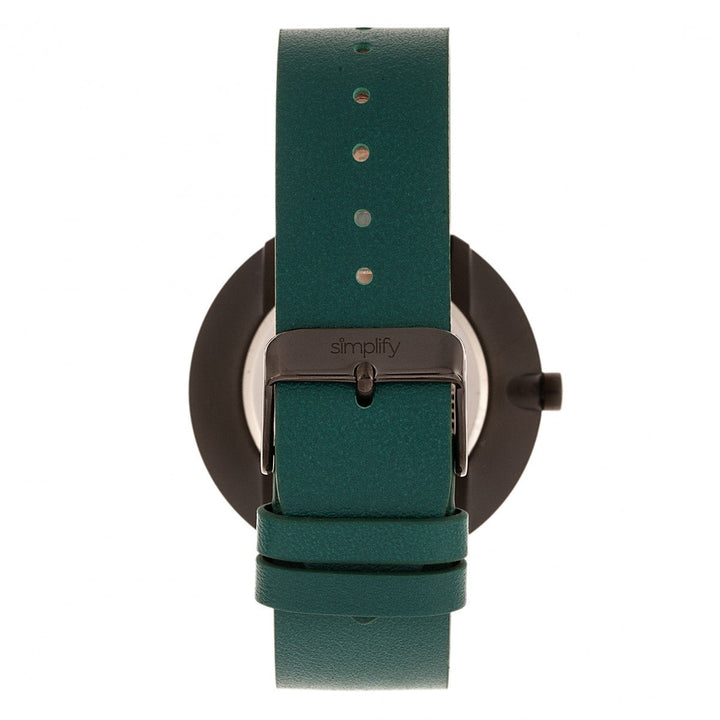 Simplify The 3000 Leather-Band Watch
