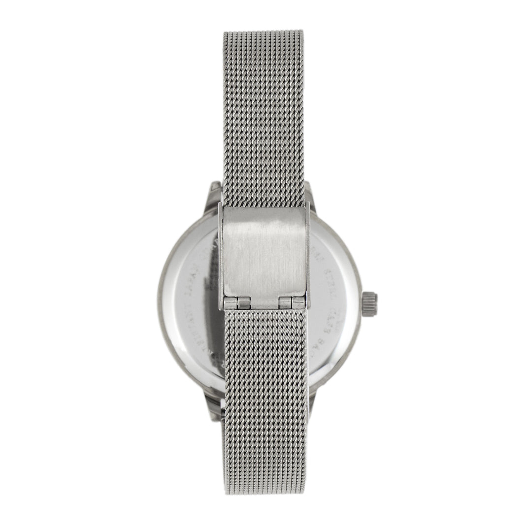 Sophie and Freda Raleigh Mother-Of-Pearl Bracelet Watch w/Swarovski Crystal