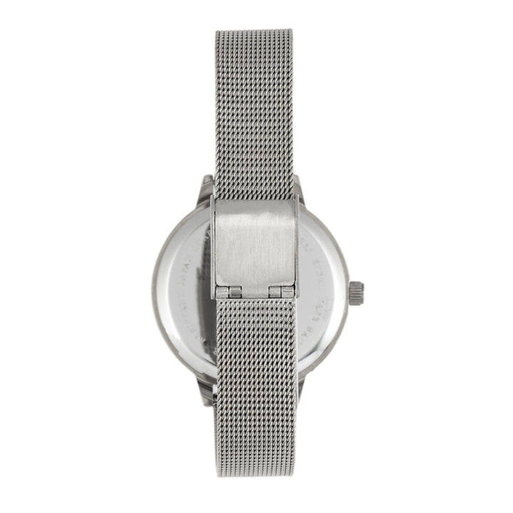 Sophie and Freda Raleigh Mother-Of-Pearl Bracelet Watch w/Swarovski Crystal