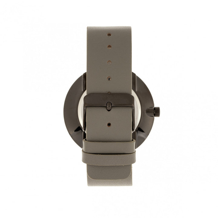 Simplify The 4400 Leather-Band Watch - Gunmetal/Grey