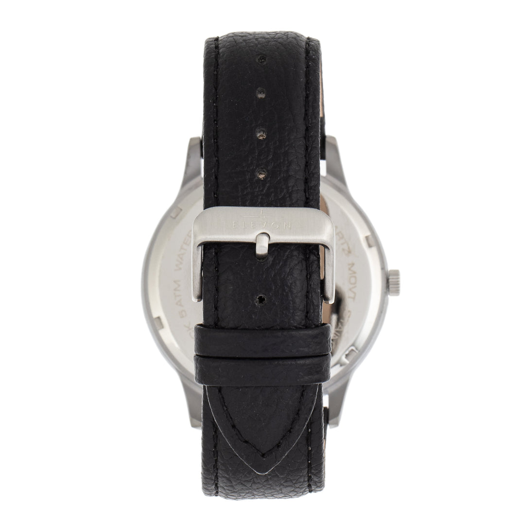 Elevon Turbine Leather-Band Watch