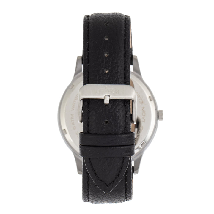 Elevon Turbine Leather-Band Watch