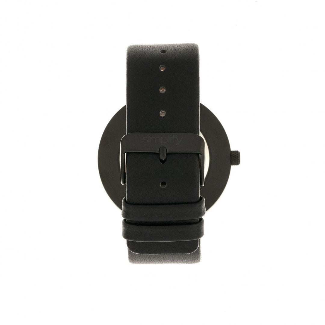 Simplify The 4100 Leather-Band Watch