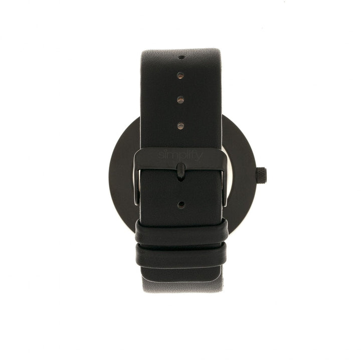 Simplify The 4100 Leather-Band Watch
