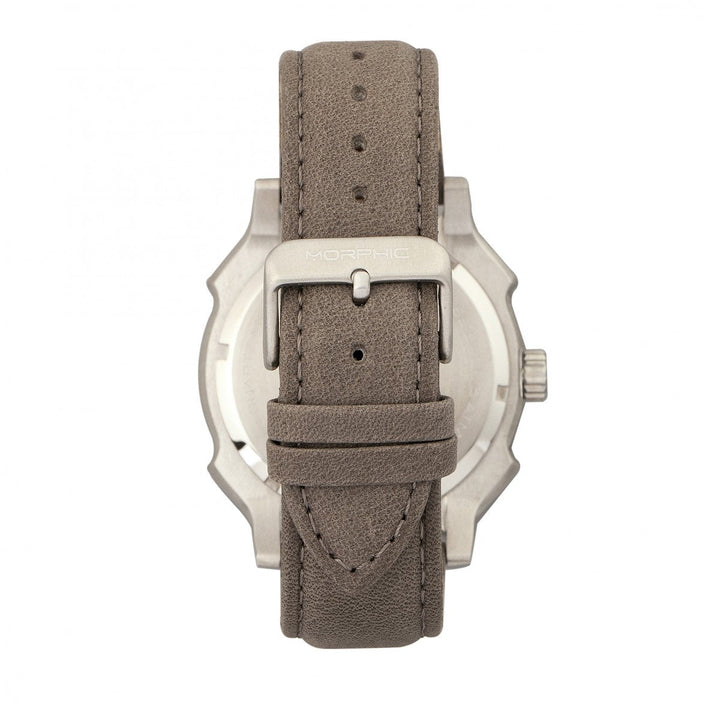 Morphic M68 Series Leather-Band Watch w/ Date