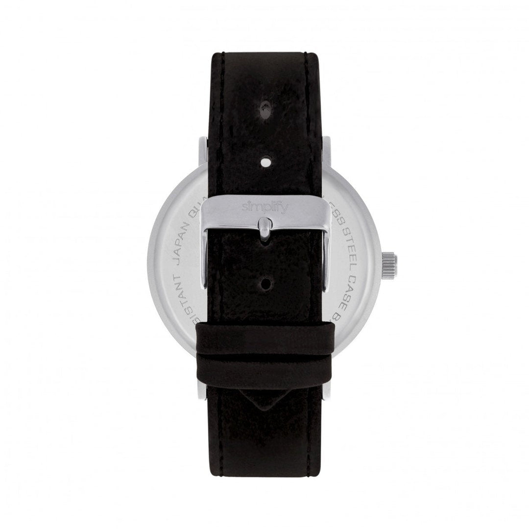 Simplify The 2900 Leather-Band Watch