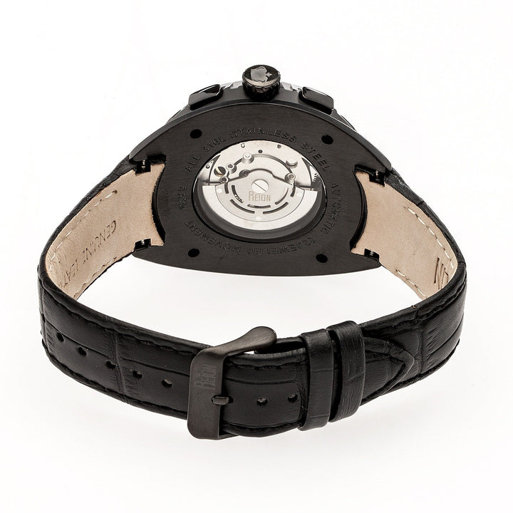 Reign Ronan Automatic Leather-Band Watch w/Day/Date