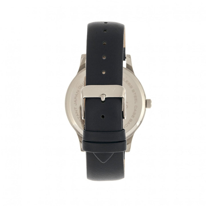 Simplify The 4300 Leather-Band Watch w/Date