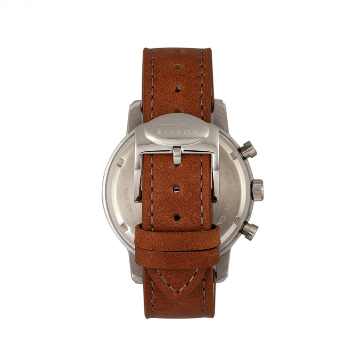 Elevon Langley Chronograph Leather-Band Watch w/ Date