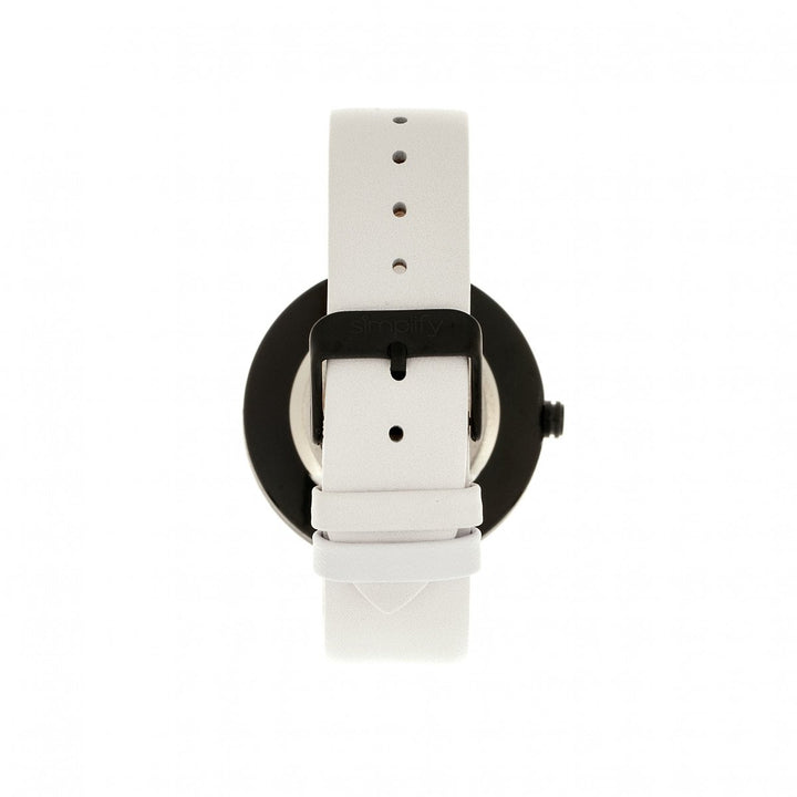 Simplify The 3900 Leather-Band Watch w/ Date