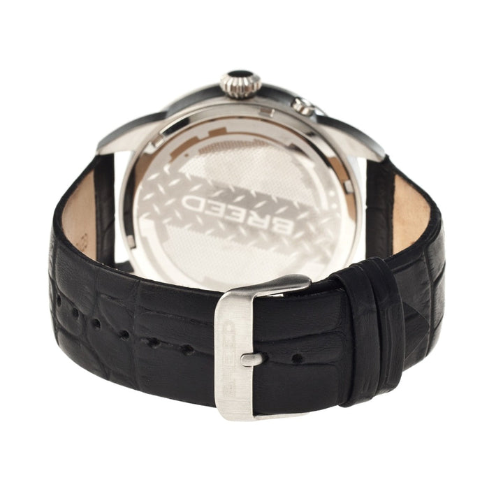 Breed Alton Leather-Band Moon-Phase Men's Watch