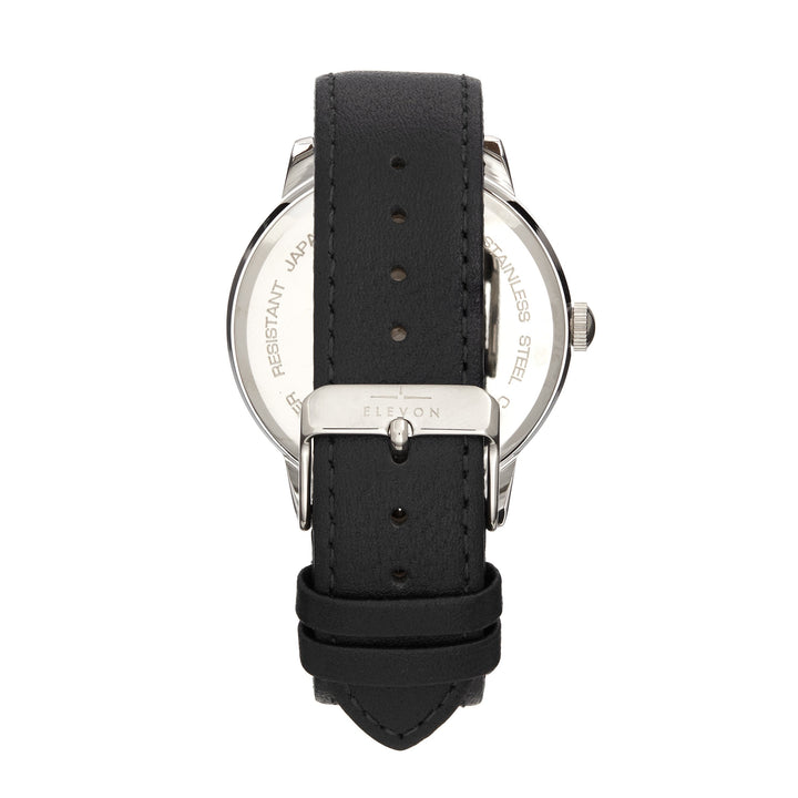 Elevon Gauge Leather-Band Watch