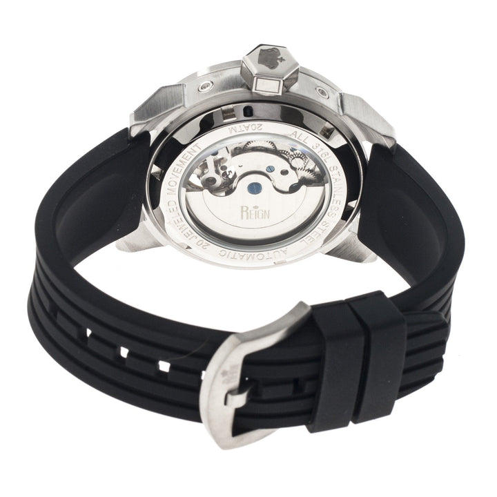 Reign Rothschild Automatic Semi-Skeleton Watch w/Day/Date