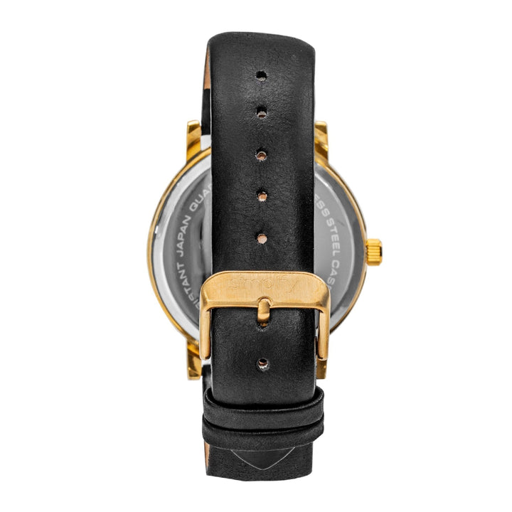 Simplify The 7000 Leather-Band Watch