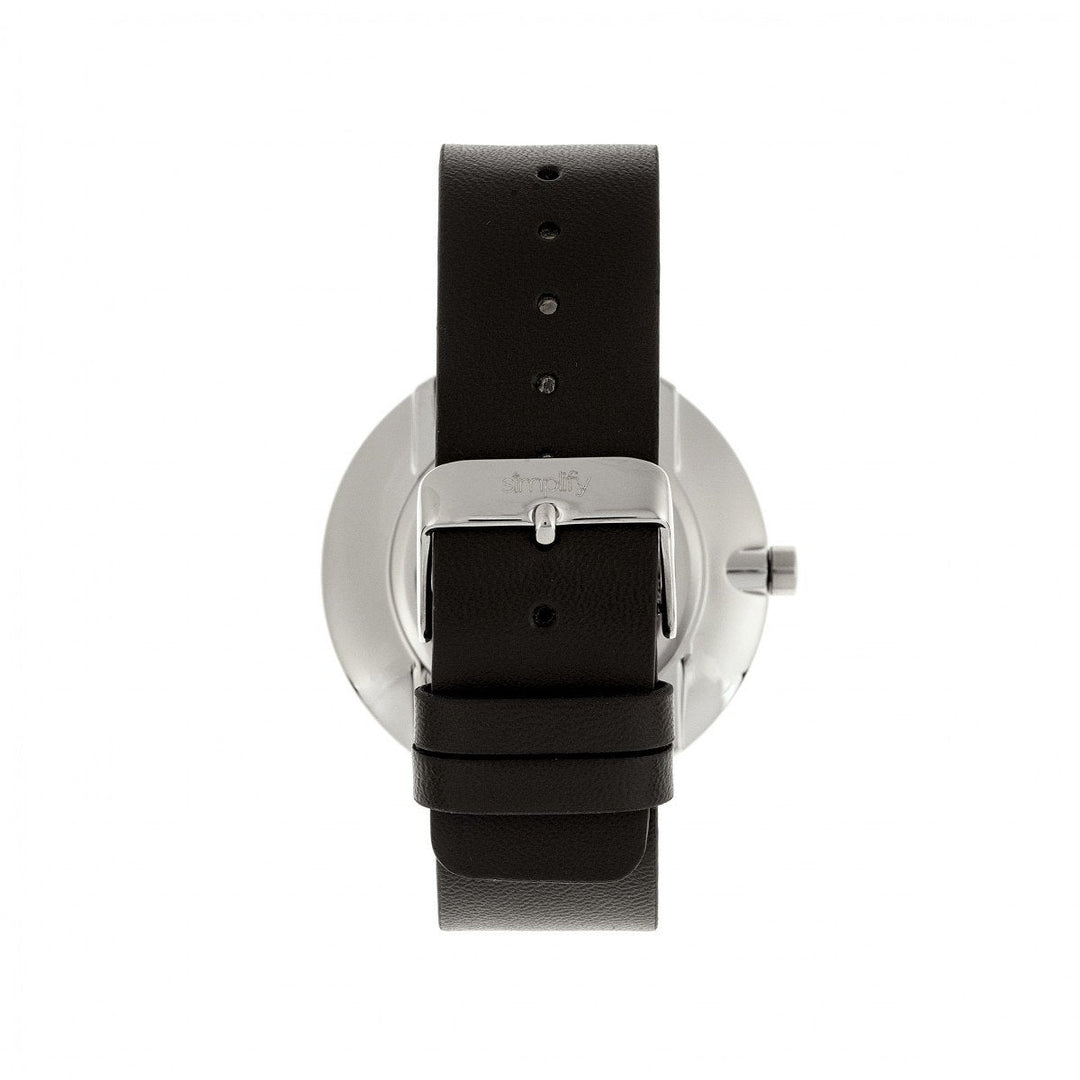 Simplify The 4500 Leather-Band Watch