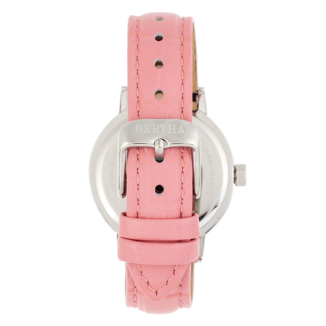 Bertha Cecelia Leather-Band Watch