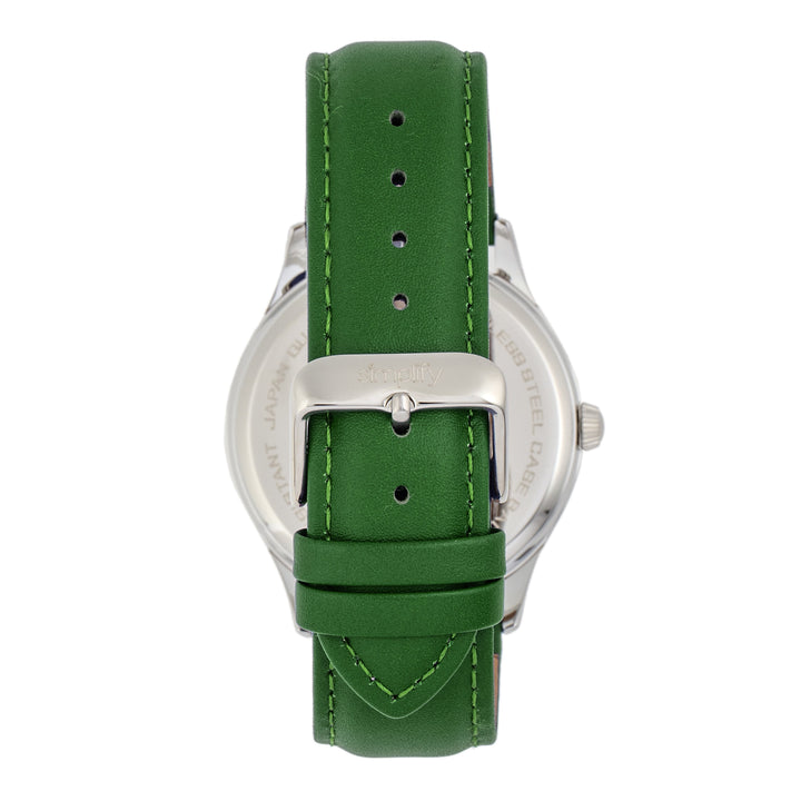 Simplify The 6900 Leather-Band Watch w/ Date