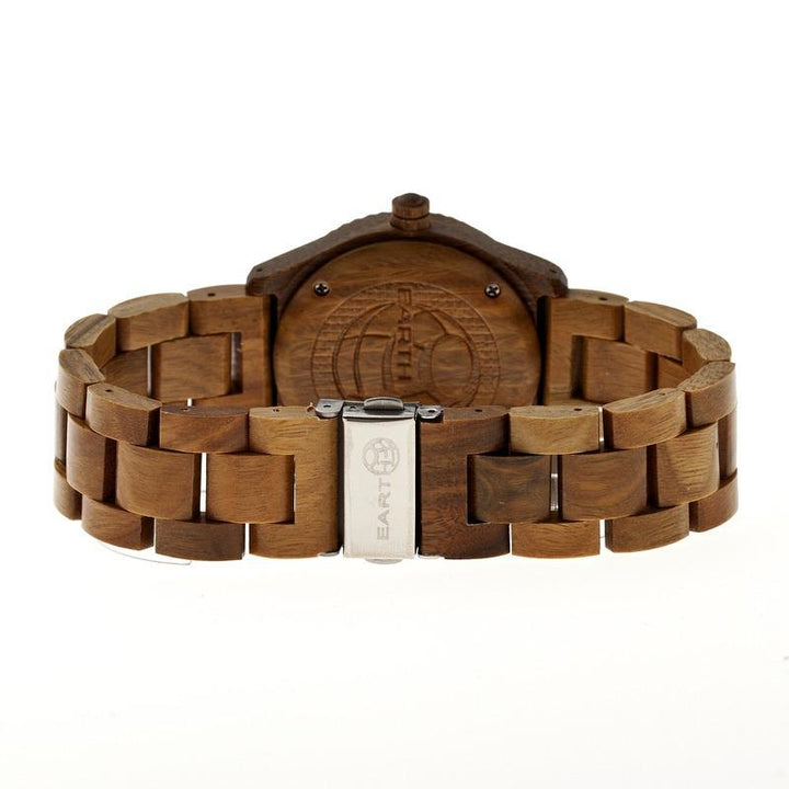 Earth Wood Pith Bracelet Watch w/Date