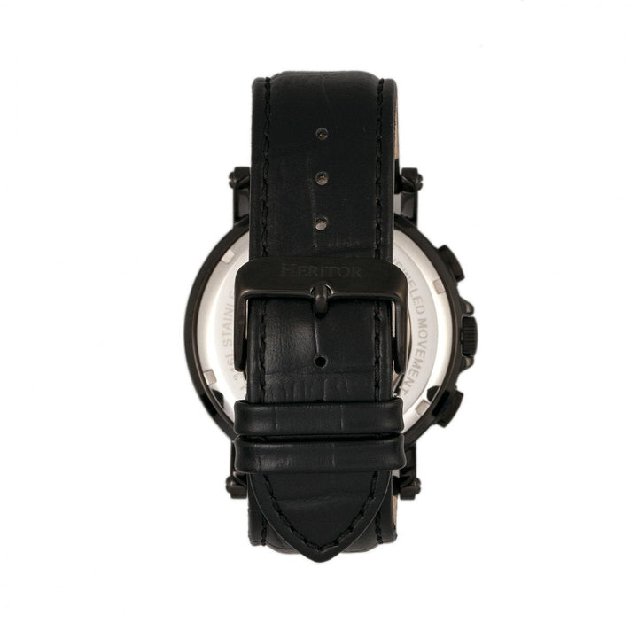 Heritor Automatic Kingsley Leather-Band Watch w/Day/Date