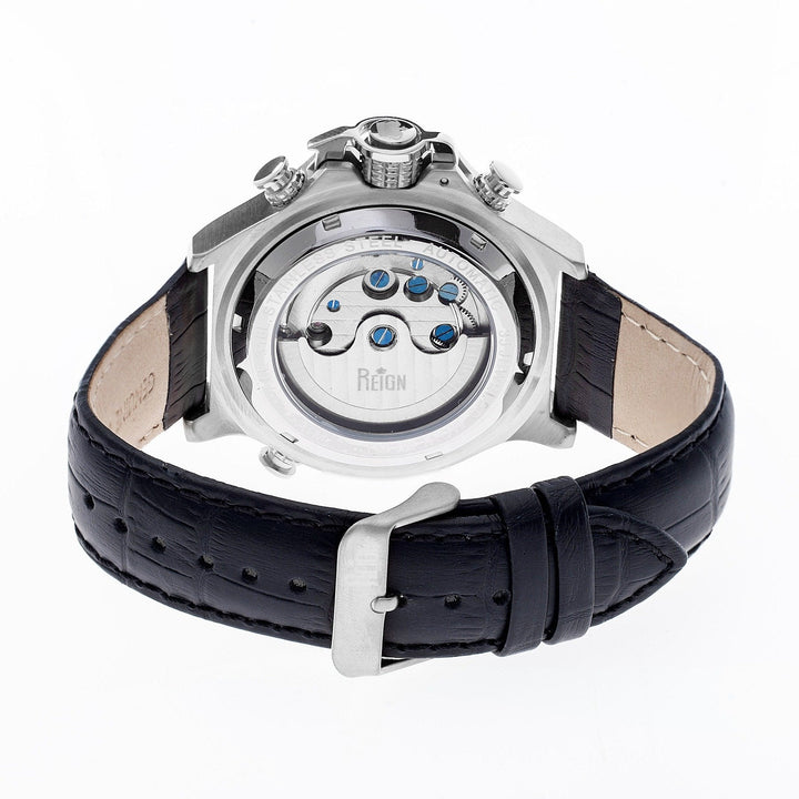 Reign Goliath Automatic Leather-Band Watch
