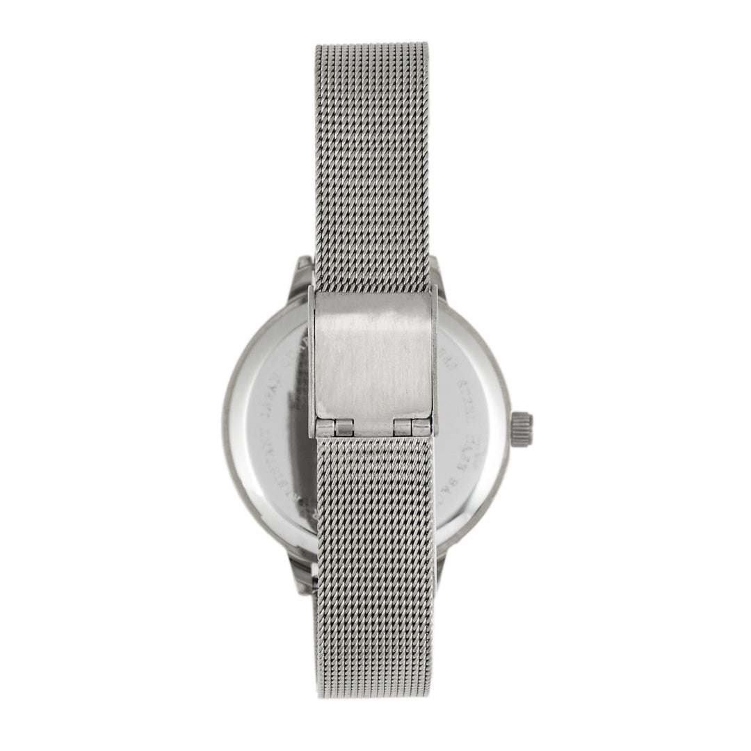 Sophie and Freda Raleigh Mother-Of-Pearl Bracelet Watch w/Swarovski Crystals - Blue
