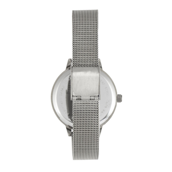 Sophie and Freda Raleigh Mother-Of-Pearl Bracelet Watch w/Swarovski Crystals - Blue