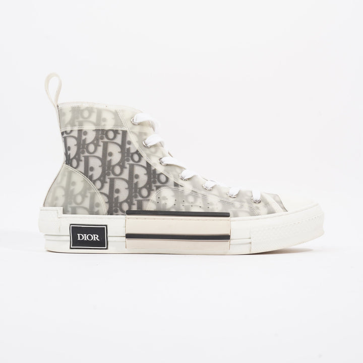 Christian Dior B23 High-top White / Black Oblique Canvas EU 41.5 UK 8.5