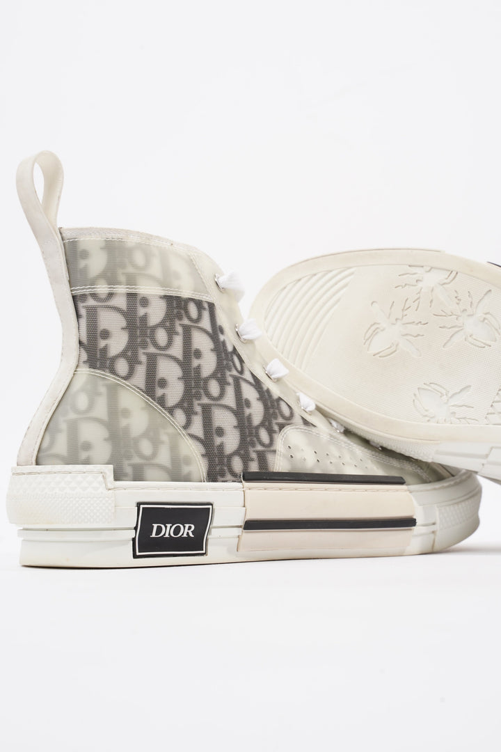 Christian Dior B23 High-top White / Black Oblique Canvas EU 41.5 UK 8.5