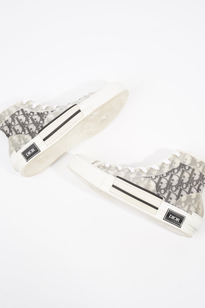 Christian Dior B23 High-top White / Black Oblique Canvas EU 41.5 UK 8.5