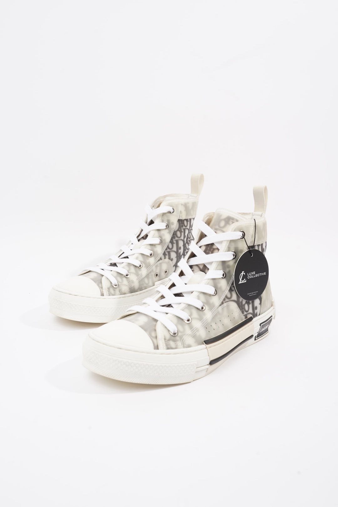 Christian Dior B23 High-top White / Black Oblique Canvas EU 41.5 UK 8.5